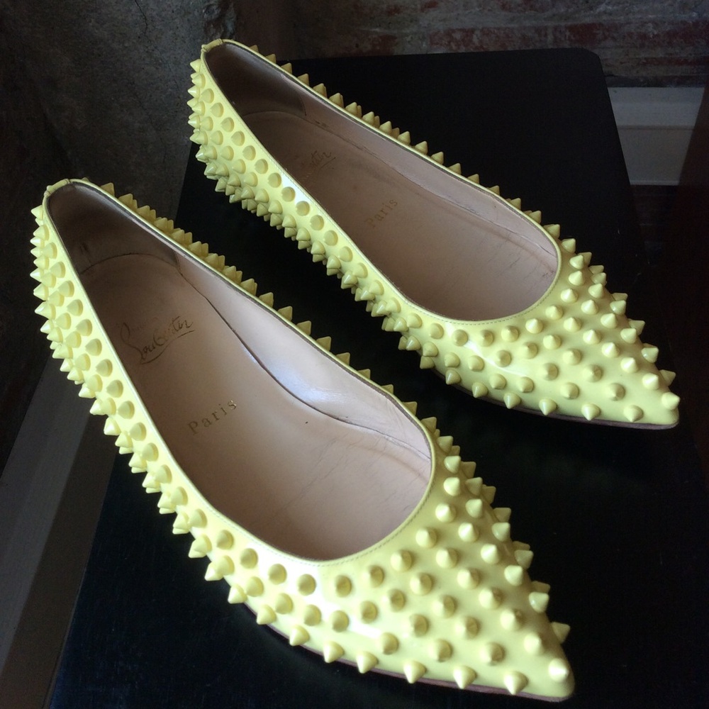 Christian Louboutin Spiked Pigalle Ballet Flats